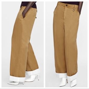 NWT Linen Blend Cuff Pants Size XS